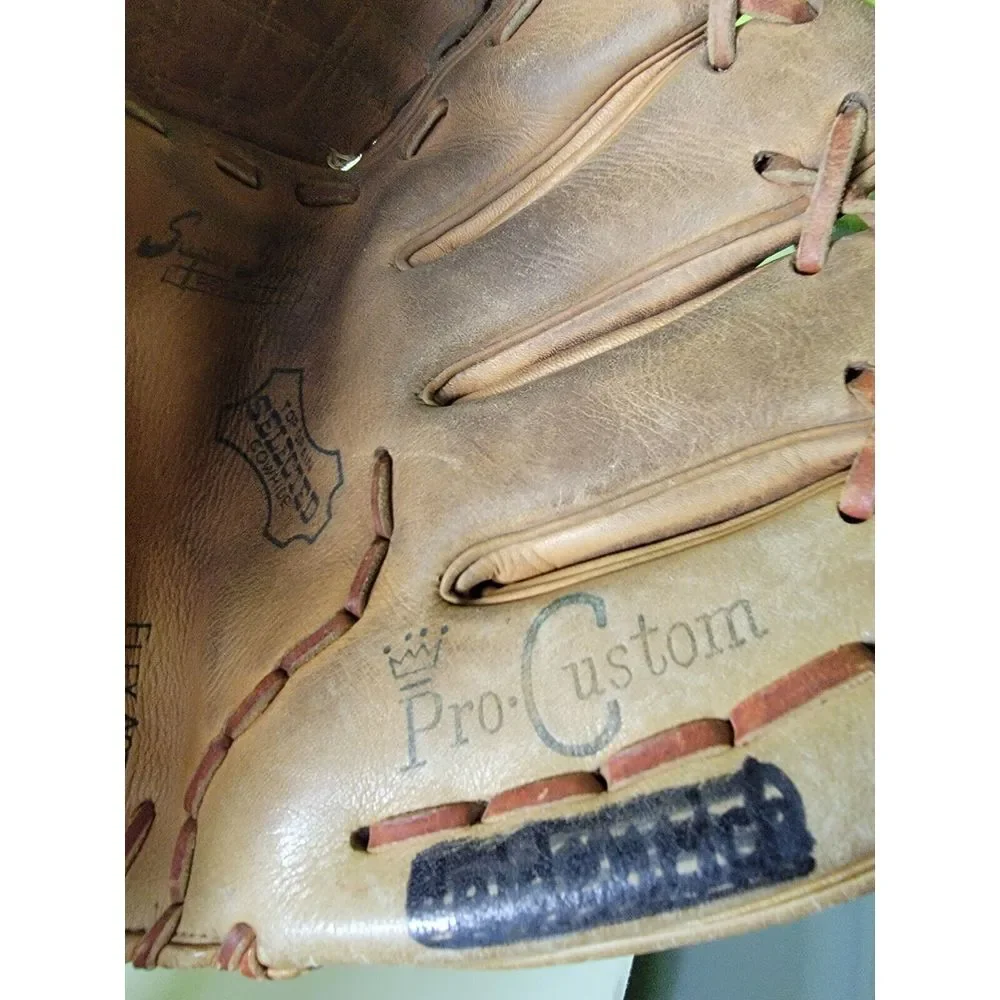 Vintage Franklin 1127 Pro Custom Baseball Mitt Leather Glove RHT Cowhide